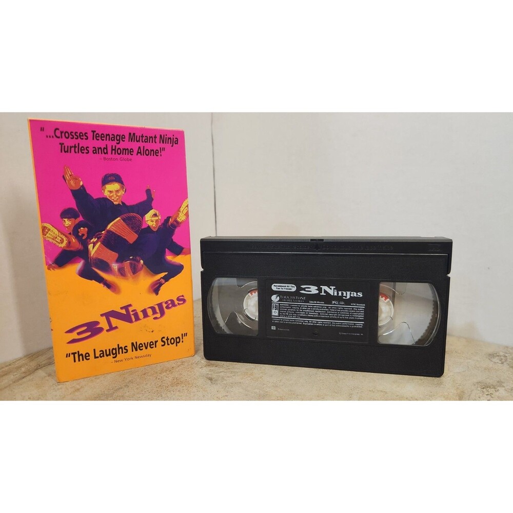 3 Ninjas VHS 1992 Touchstone Home Video Full Screen Action & Adventure NTSC